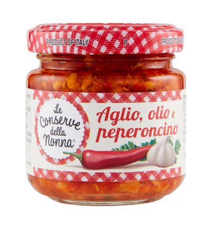 Czosnek, oliwa i papryczka chili - Le Conserve della Nonna 95 g