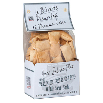 Krakersy Le Biovette Piemontesi di Mamma Carla con Sale Marino - Casa Vecchio Mulino 150 g