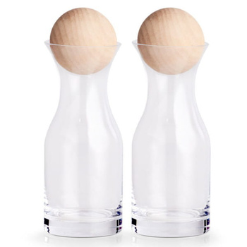 Zestaw szklanych pojemników