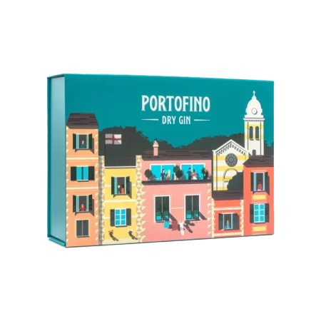 Zestaw Dry Gin ze szklankami - Portofino 500ml