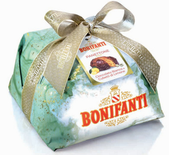 Włoska babka Panettone z cytryną i białą czekoladą- Bonifanti 1 kg