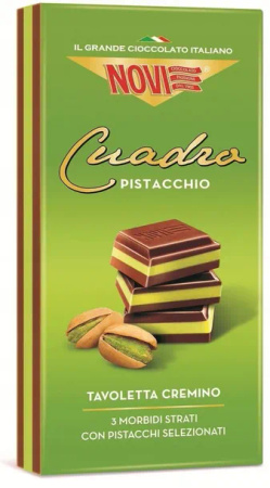 Włoska czekolada pistacjowa - Novi 105g