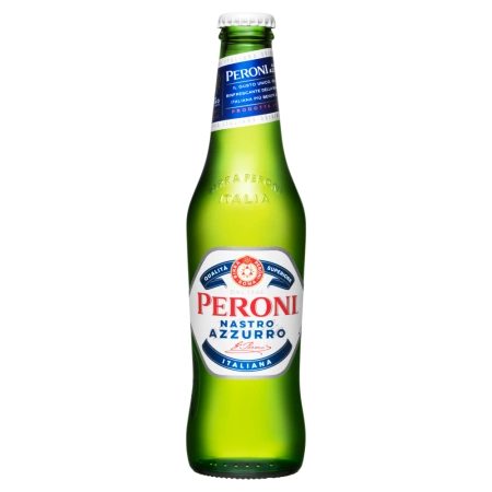 Włoskie piwo typu lager Peroni Nastro Azzurro 330 ml