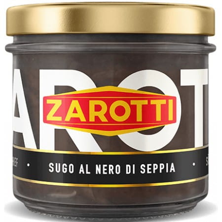 Włoski sos pomidorowy z dodatkiem sepii z kałamarnicy - Zarotti 110 g