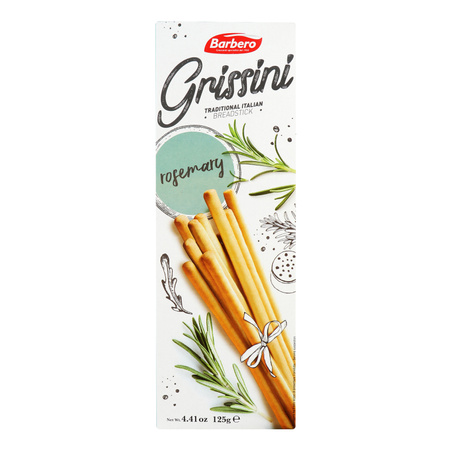 Grissini z rozmarynem - Barbero 125 g