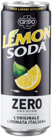 Włoski napój Lemon Soda bez cukru - Fonti di Crodo 330 ml