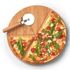 Bambusowa deska do pizzy z nożykiem