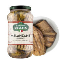 Bakłażan z grilla w oleju słonecznikowym - Delizia 580 ml