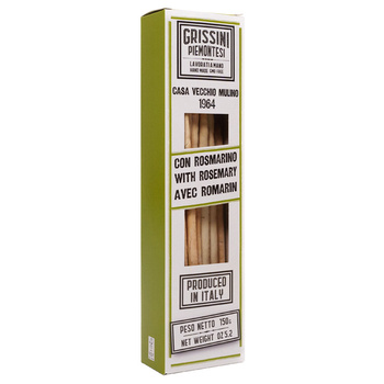 Grissini Piemontesi con Rosmarino - Casa Vecchio Mulino 150 g