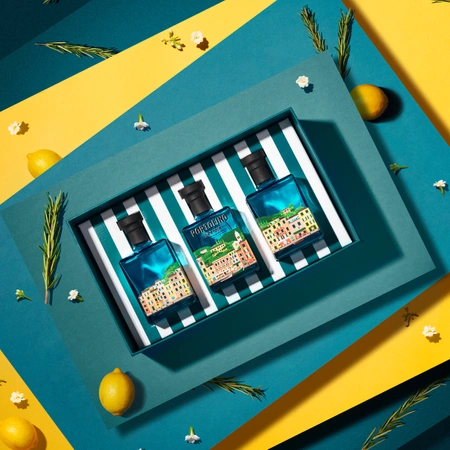 Dry Gin - Portofino 3 x 500 ml w ozdobnym pudełku