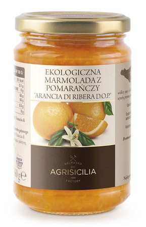 Marmolada z pomarańczy DOP BIO - Agrisicilia  360 g