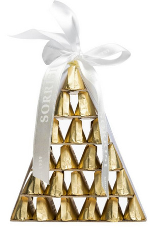 Włoskie czekoladki gianduiotti choinka - Boella & Sorrisi 230 g