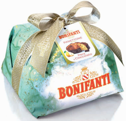 Włoska babka Panettone z gruszką i czekoladą - Bonifanti 1 kg