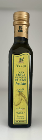 Oliwa z włoskich oliwek extra vergine Fruttato - Oleificio Secchi 250 ml