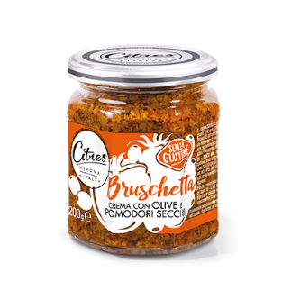 Włoski krem bruschetta z oliwkami i pomidorami - Citres 200 g