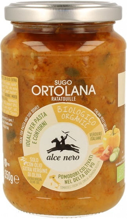 Sos warzywny ratatouille BIO - suto ortolana ratatouille BIO- Alce Nero 350 g