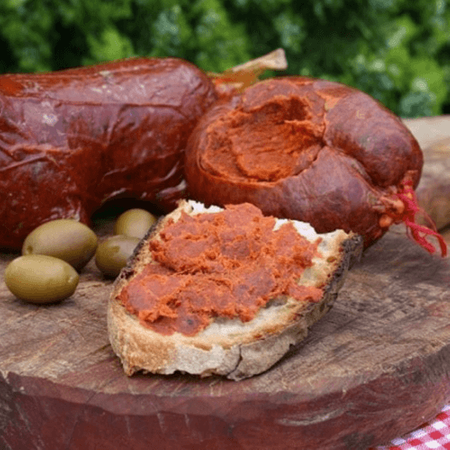 Nduja piccante kalabryjska kiełbasa wieprzowa wg wagi - Sorrentino