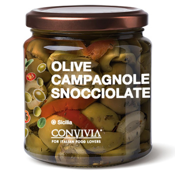Sycylijskie oliwki bez pestek BIO - Convivia 280 g