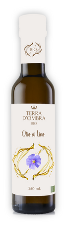 Olej lniany BIO - Terra D'ombra 250ml