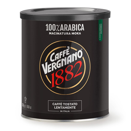 Kawa w puszce mielona 100%Arabica - Vergnano 250g