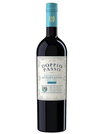 Bezalkoholowe wino primitivo alternativa - Doppio Passo 750 ml