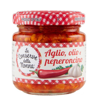 Czosnek, oliwa i papryczka chili - Le Conserve della Nonna 95 g