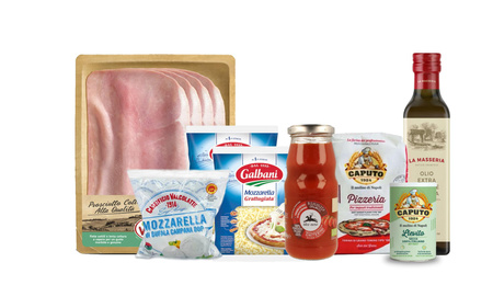 Starter pizza z prosciutto cotto