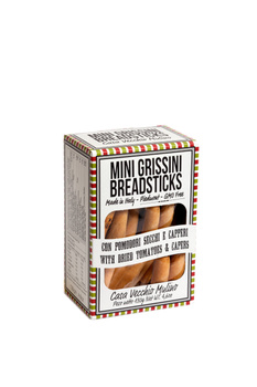 Mini Grissini con Pomidori Secchi e Capperi - Casa Vecchio Mulino 130 g