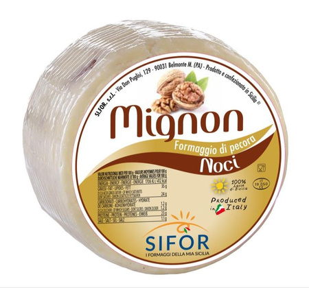 Ser owczy z orzechami - formaggio di pecora noci - Mignon wg wagi