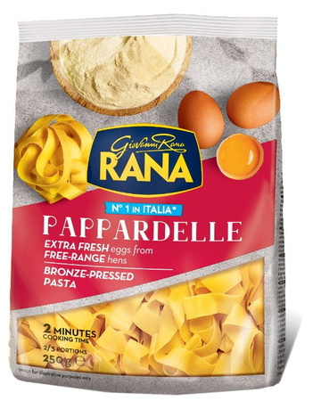 Makaron świeży jajeczny pappardelle - Rana 250 g