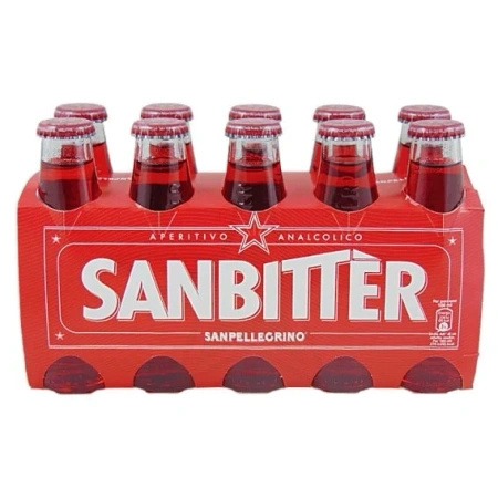 Włoski bezalkoholowy napój Sanbitter - San Pellegrino 10 x100 ml