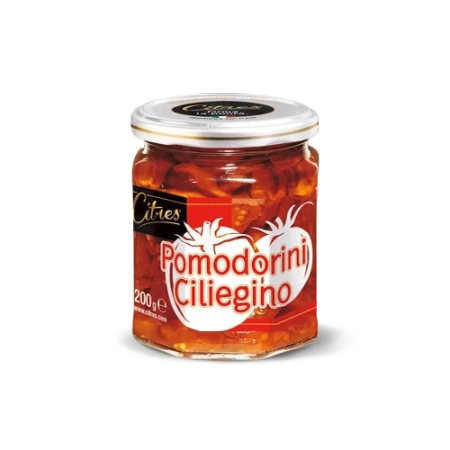 Pomidorki koktajlowe suszone w oleju - pomodorini secchi ciliegino - Citres 200 g