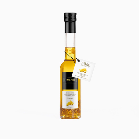 Oliwa cytrynowa z kawałkami cytryny extra vergine - Levante 250 ml