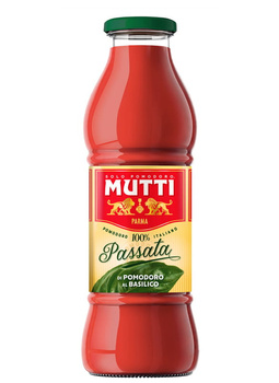 Włoska passata pomidorowa  z bazylią - Mutti 700 g