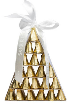 Włoskie czekoladki gianduiotti piramidka - Boella & Sorrisi 230 g