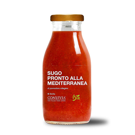 Sugo z pomidorków koktajlowych Mediterranea BIO - Convivia 250 g