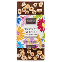 Włoska czekolada mleczna z orzechami - Boella & Sorrisi 80 g
