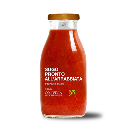 Sugo z pomidorków koktajlowych Arrabbiata BIO - Convivia 250 g