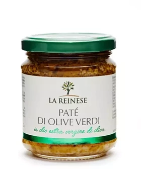 Pasta z zielonych oliwek - Patè di olive verdi - La Reinese 180 g