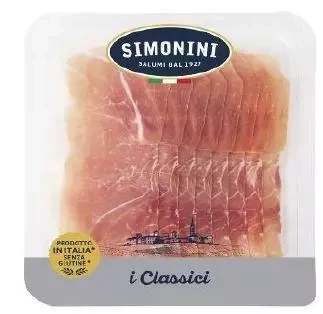 Włoska szynka prosciutto crudo stagionato - Simonini 200g