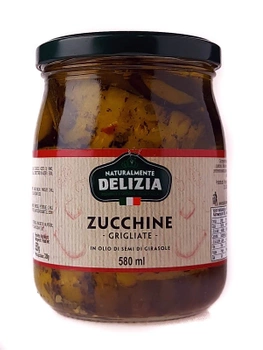 Cukinia grillowana w oleju - Delizia 580 ml