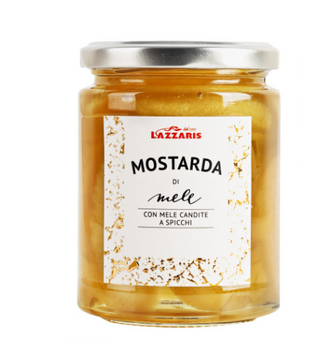 Musztarda z kawałkami jabłek - Lazzaris 250 g