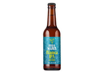 Piwo bezalkoholowe Bianca IPA z cytrusami - Birra Mania 330 ml