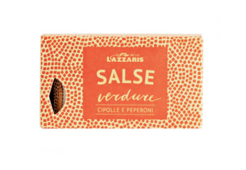 Dwie salsy - paprykowa 36g i cebulowa 40g - Lazzaris
