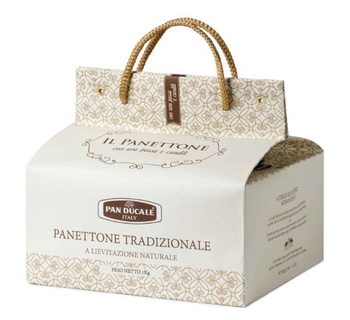 Panettone classico włoska babka tradycyjna z rodzynkami i kandyzowanymi owocami- Pan Ducale 1 kg