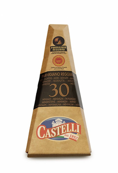 Ser parmezan parmigiano reggiano DOP dojrzewający 30 miesięcy - Nuova Castelli 125 g