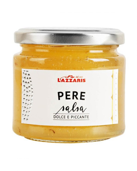Salsa słodko-pikantna gruszkowa - Salsa dolce-piccante di pere - Lazzaris 120 g
