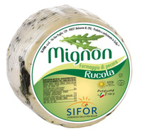 Ser owczy z rukolą - formaggio di pecora rucola  - Mignon wg wagi