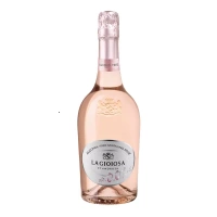 Włoskie bezalkoholowe wino różowe musujące - La Gioiosa 750 ml