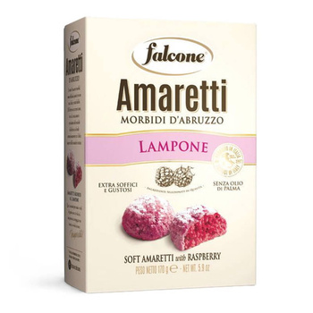 Ciasteczka Amaretti malinowe - Amaretti Lampone - Falcone 170 g